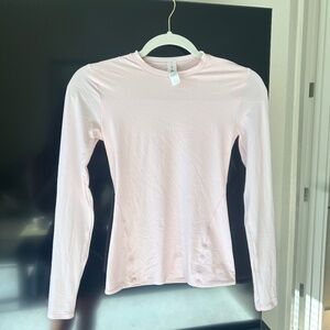 Lululemon Wundermost Women's Long Sleeve Pink Top- Strawberry Milkshake